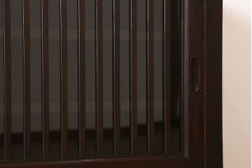 アンティーク家具　六尺　明治大正期　前面欅材!アンティーク収納箪笥サイドボード(水屋箪笥)(1)