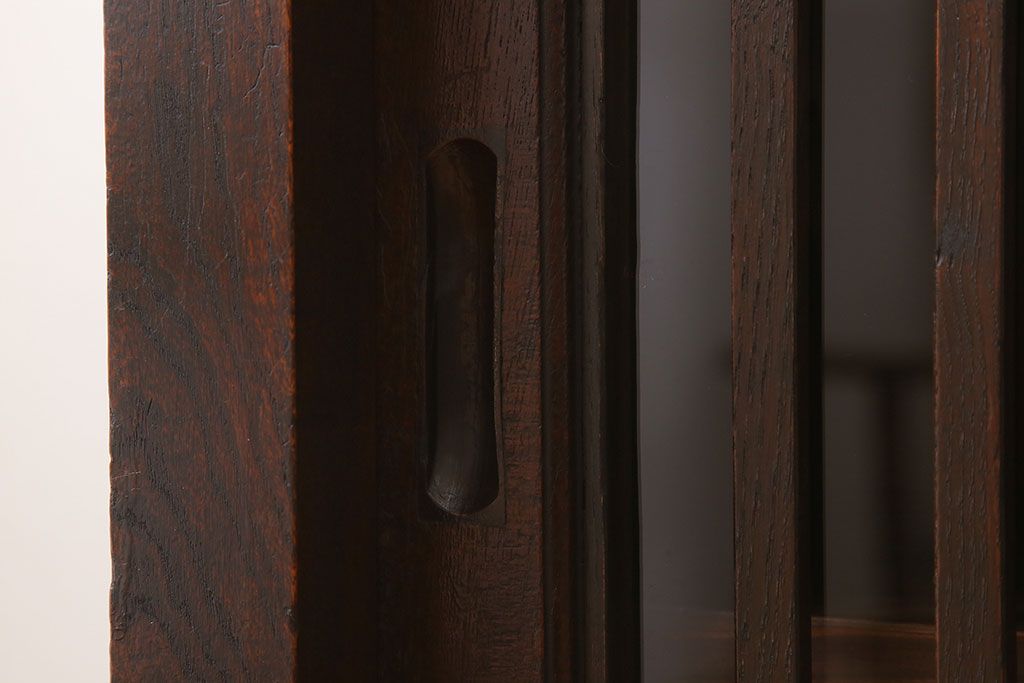 アンティーク家具　六尺　明治大正期　前面欅材!アンティーク収納箪笥サイドボード(水屋箪笥)(1)