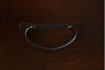 アンティーク家具　六尺　明治大正期　前面欅材!アンティーク収納箪笥サイドボード(水屋箪笥)(1)