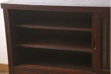 アンティーク家具　六尺　明治大正期　前面欅材!アンティーク収納箪笥サイドボード(水屋箪笥)(1)