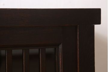 アンティーク家具　六尺　明治大正期　前面欅材!アンティーク収納箪笥サイドボード(水屋箪笥)(2)