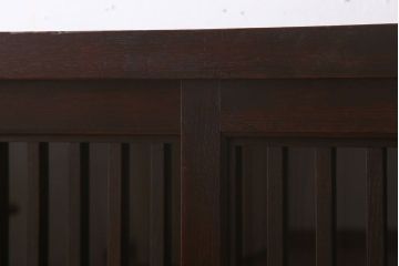アンティーク家具　六尺　明治大正期　前面欅材!アンティーク収納箪笥サイドボード(水屋箪笥)(2)