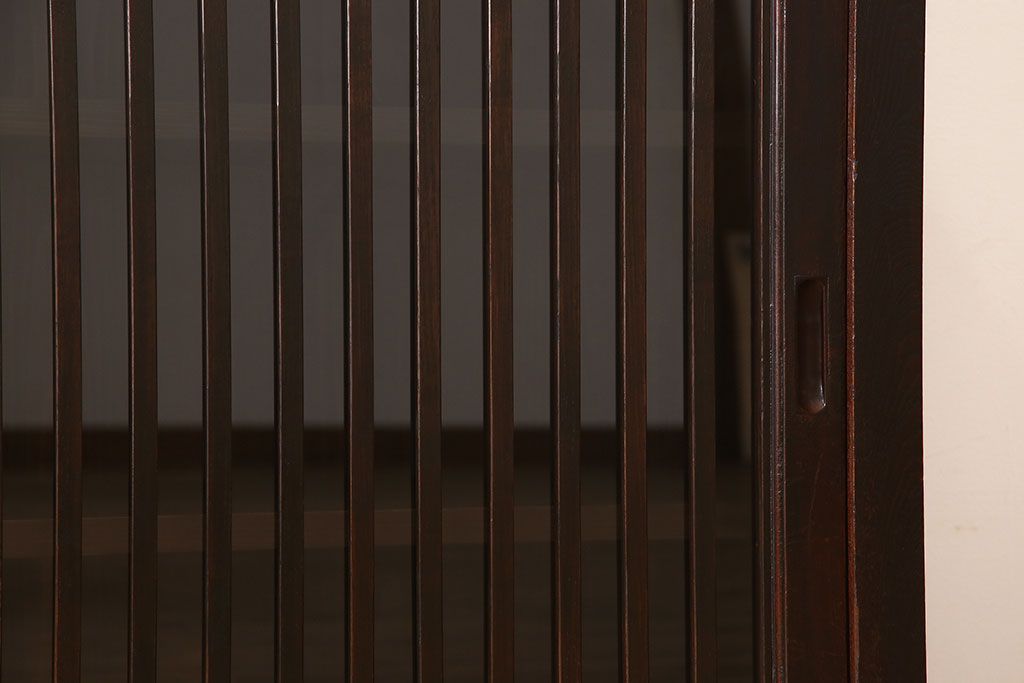 アンティーク家具　六尺　明治大正期　前面欅材!アンティーク収納箪笥サイドボード(水屋箪笥)(2)