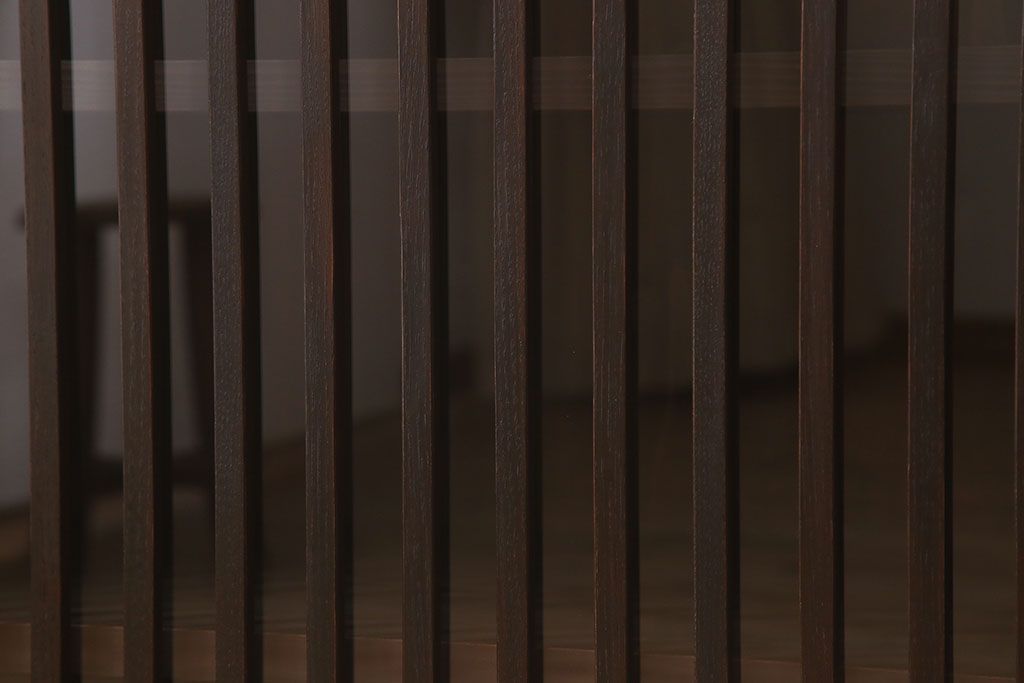 アンティーク家具　六尺　明治大正期　前面欅材!アンティーク収納箪笥サイドボード(水屋箪笥)(2)