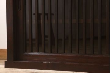 アンティーク家具　六尺　明治大正期　前面欅材!アンティーク収納箪笥サイドボード(水屋箪笥)(2)