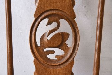 ヴィンテージ家具　イギリス　ERCOL(アーコール)　ビンテージ　スワンアームチェア(クエーカーチェア)(2)