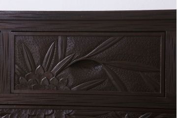 伝統工芸軽井沢彫　中古　チェスト(和タンス)