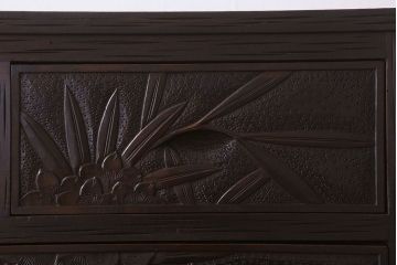 伝統工芸軽井沢彫　中古　チェスト(和タンス)