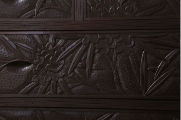 伝統工芸軽井沢彫　中古　チェスト(和タンス)