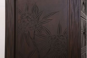 伝統工芸軽井沢彫　中古　チェスト(和タンス)