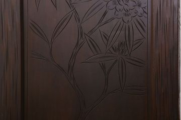 伝統工芸軽井沢彫　中古　チェスト(和タンス)