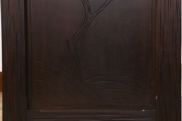 伝統工芸軽井沢彫　中古　チェスト(和タンス)