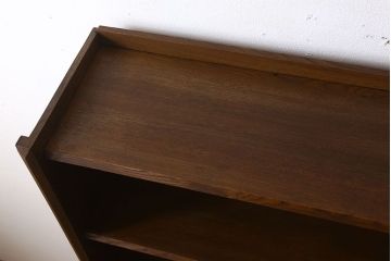 ヴィンテージ家具　昭和レトロ　1960年　ビンテージ　古い栓材のシンプルな本棚