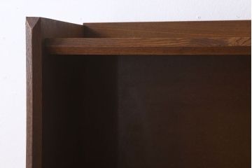 ヴィンテージ家具　昭和レトロ　1960年　ビンテージ　古い栓材のシンプルな本棚