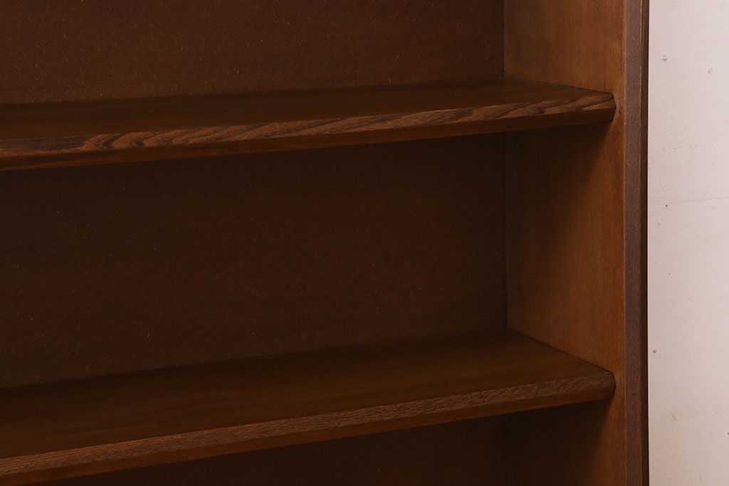 ヴィンテージ家具　昭和レトロ　1960年　ビンテージ　古い栓材のシンプルな本棚