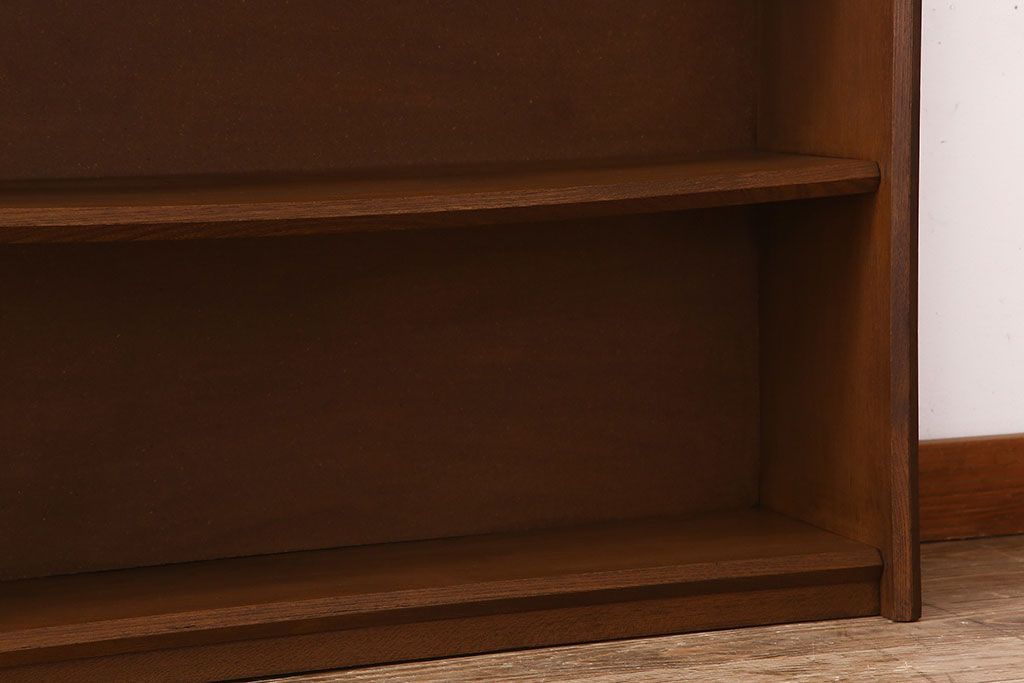 ヴィンテージ家具　昭和レトロ　1960年　ビンテージ　古い栓材のシンプルな本棚
