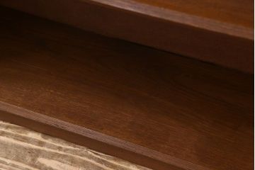 ヴィンテージ家具　昭和レトロ　1960年　ビンテージ　古い栓材のシンプルな本棚