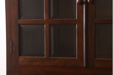 【K様　ご成約済み】中古　松本民芸家具　G-1型　面取り食器棚(カップボード)(定価約41万4千円)