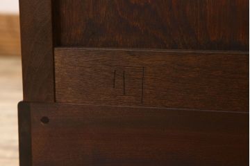 【K様　ご成約済み】中古　松本民芸家具　G-1型　面取り食器棚(カップボード)(定価約41万4千円)