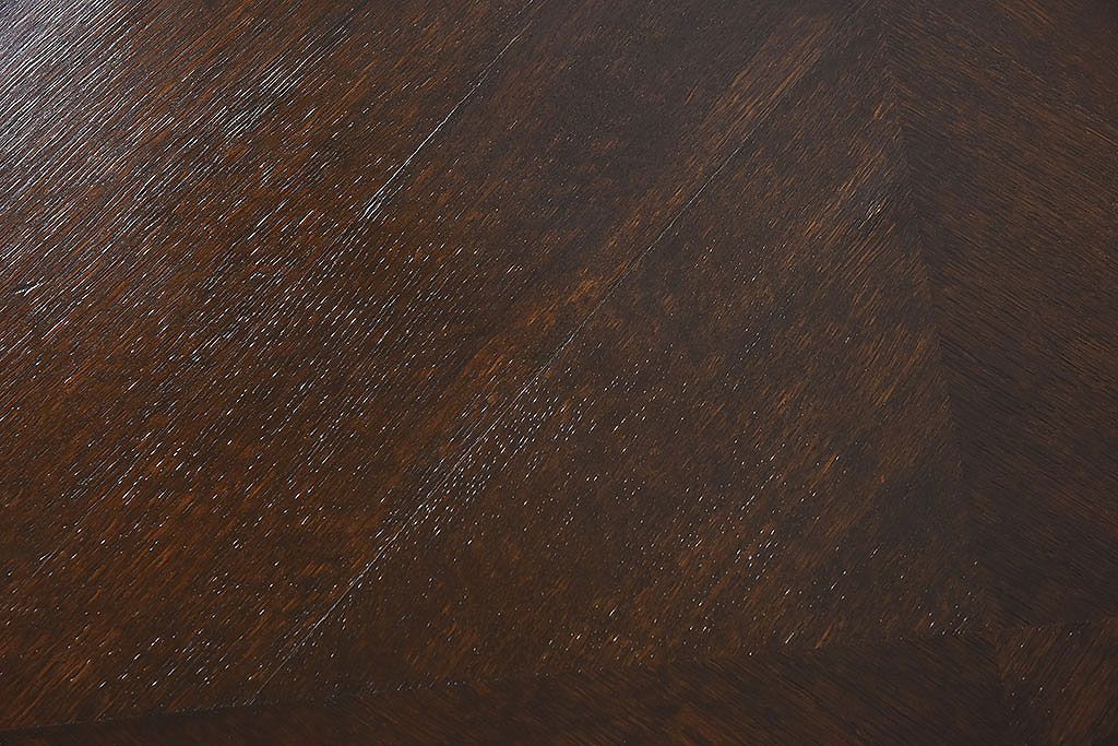 アンティーク家具　アンティーク　おしゃれな古い木製のラウンドカフェテーブル