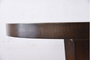 アンティーク家具　アンティーク　おしゃれな古い木製のラウンドカフェテーブル