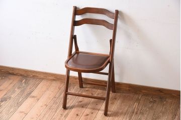 アンティーク家具　アンティーク　折りたたみ椅子(フォールディングチェア)(2)