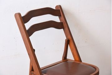 アンティーク家具　アンティーク　折りたたみ椅子(フォールディングチェア)(2)