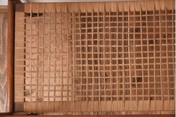 北欧家具　ビンテージ　デンマーク製　チーク材のキッチントロリー(キッチンワゴン)