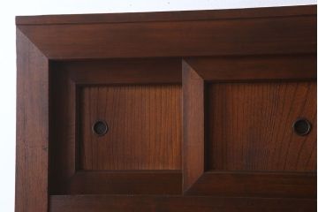 アンティーク家具　大正期　和モダンスタイル　アンティーク水屋箪笥