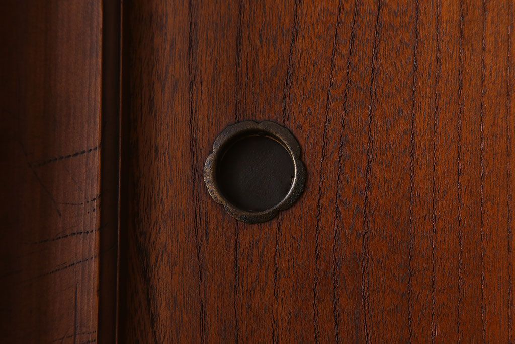 アンティーク家具　大正期　和モダンスタイル　アンティーク水屋箪笥