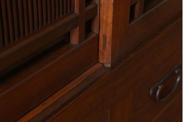 アンティーク家具　大正期　和モダンスタイル　アンティーク水屋箪笥