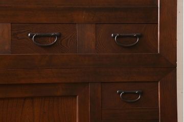 アンティーク家具　大正期　和モダンスタイル　アンティーク水屋箪笥