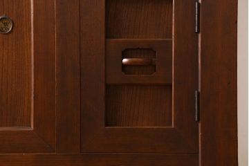 アンティーク家具　大正期　和モダンスタイル　アンティーク水屋箪笥