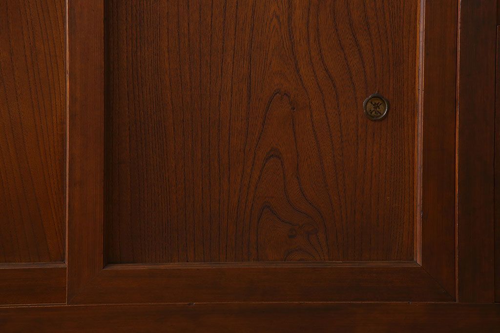 アンティーク家具　大正期　和モダンスタイル　アンティーク水屋箪笥