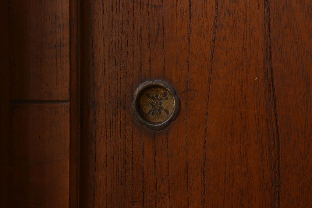 アンティーク家具　大正期　和モダンスタイル　アンティーク水屋箪笥