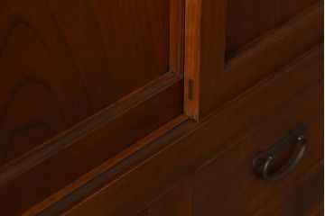 アンティーク家具　大正期　和モダンスタイル　アンティーク水屋箪笥