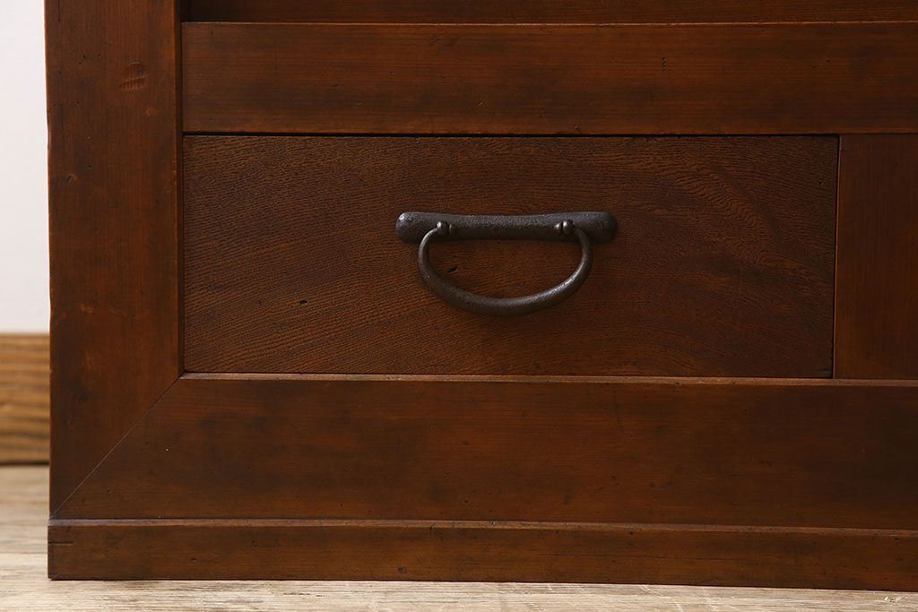 アンティーク家具　大正期　和モダンスタイル　アンティーク水屋箪笥