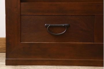 アンティーク家具　大正期　和モダンスタイル　アンティーク水屋箪笥