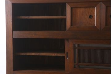 アンティーク家具　大正期　和モダンスタイル　アンティーク水屋箪笥