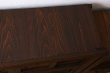 アンティーク家具　大正期　和モダンスタイル　アンティーク水屋箪笥