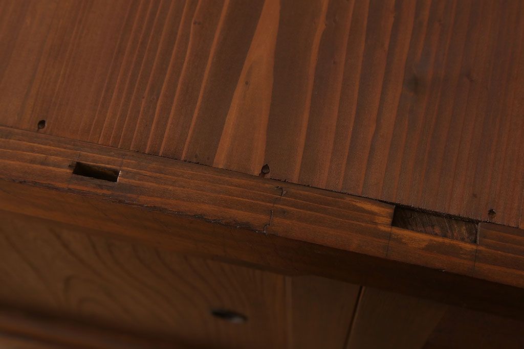 アンティーク家具　大正期　和モダンスタイル　アンティーク水屋箪笥