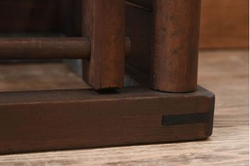 アンティーク雑貨　和製アンティーク　透かし彫り!古い木のこたつやぐら(炬燵櫓)(2)