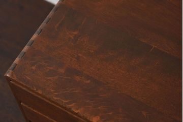 レトロ家具　ナラ材!レトロかわいいアンティーク小引き出し