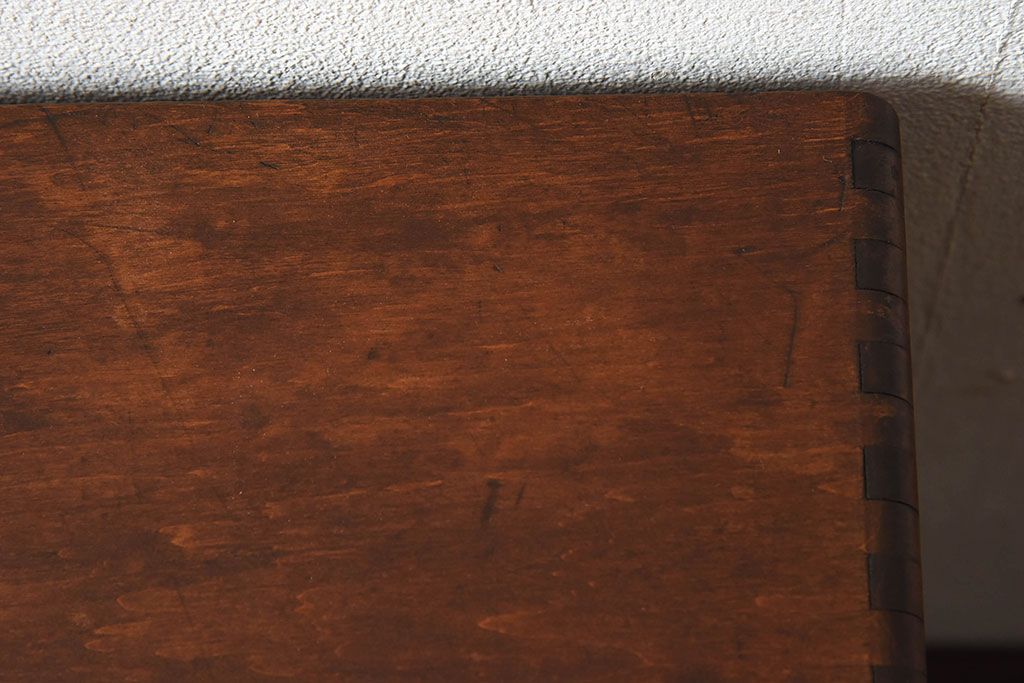 レトロ家具　ナラ材!レトロかわいいアンティーク小引き出し