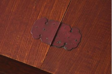 アンティーク雑貨　古民具・骨董　総欅材製!アンティーク裁縫箱(小引き出し)