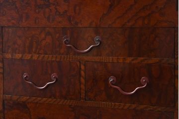 アンティーク雑貨　古民具・骨董　総欅材製!アンティーク裁縫箱(小引き出し)