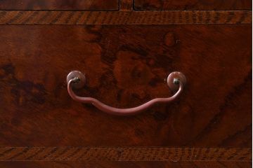 アンティーク雑貨　古民具・骨董　総欅材製!アンティーク裁縫箱(小引き出し)