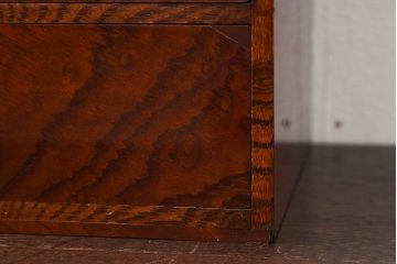 アンティーク雑貨　古民具・骨董　総欅材製!アンティーク裁縫箱(小引き出し)