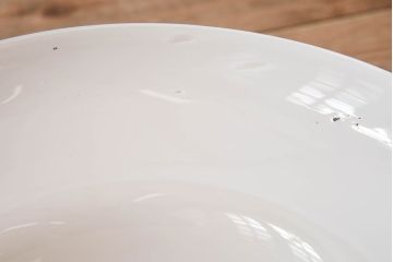 昭和レトロ　白いガラス　古い天井照明(電笠照明)(2)