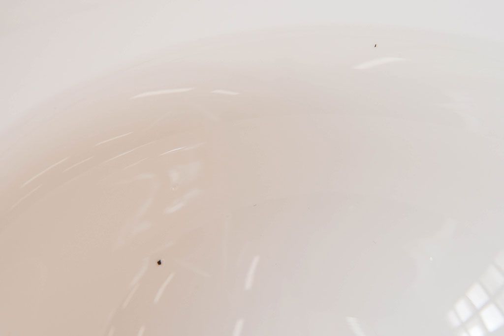 昭和レトロ　白いガラス　古い天井照明(電笠照明)(2)